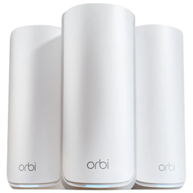 NETGEAR Orbi Whole Home Mesh Wi-Fi 7 System (RBE873-100CNS) - 3 Pack