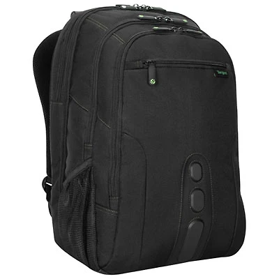 Targus Spruce EcoSmart 17.3" Laptop Commuter Backpack - Black