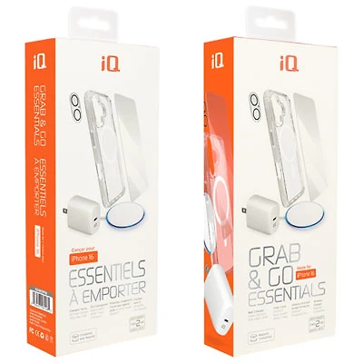 IQ Grab & Go Essentials Kit for iPhone 16 (IQKMSIP16)