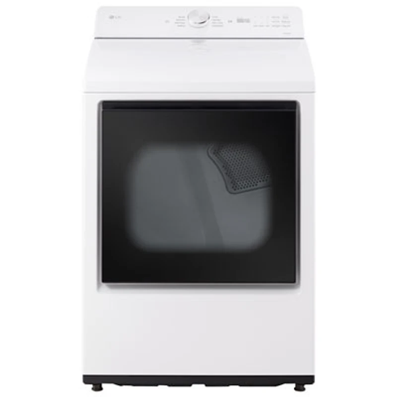LG 7.3 Cu. Ft. Electric Dryer with Sensor Dry (DLE8200W) - Alpine White