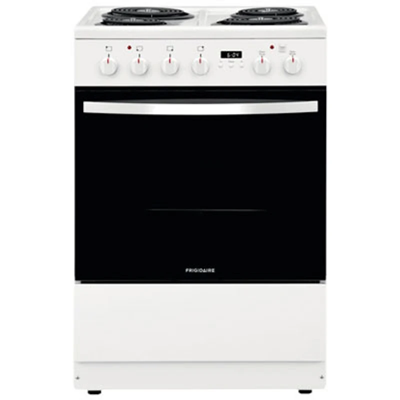 Open Box - Frigidaire 24" 1.9 Cu. Ft. 4-Element Freestanding Electric Range (FCFC241CAW) - White - Scratch & Dent