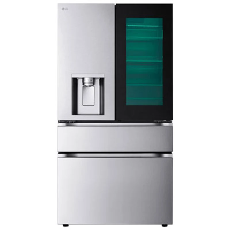 Open Box - LG 36" 28.6 Cu. Ft. InstaView MAX French Door Refrigerator (LF29S8365S) - Stainless - Scratch & Dent