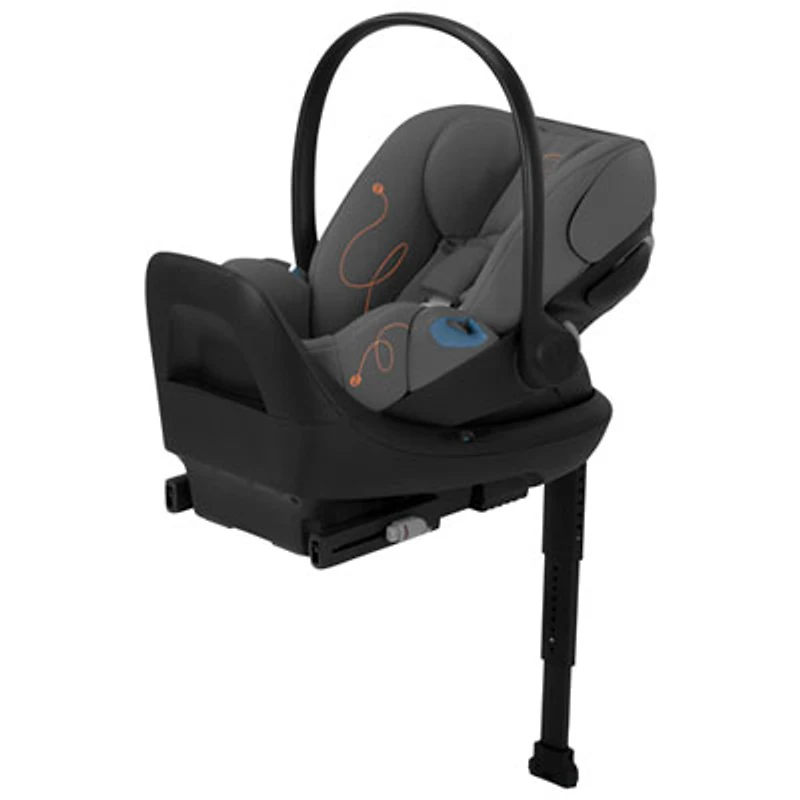Cybex Cloud G Lux Comfort Extend Rear-facing Infant Car Seat - Lava Grey