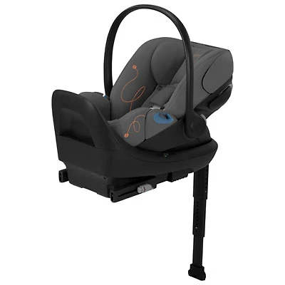 Cybex Cloud G Lux Comfort Extend Rear-facing Infant Car Seat - Lava Grey