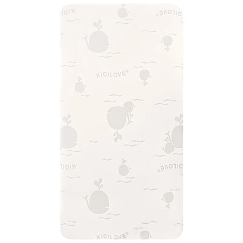 Dream On Me Kidilove Comfort Water Resistant Organic Cotton Crib Mattress - Whale Print