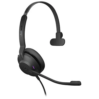 Open Box - Jabra Evolve2 30 SE On-Ear Sound Isolating USB-A Mono Headset with Microphone - Black (23189-899-979)
