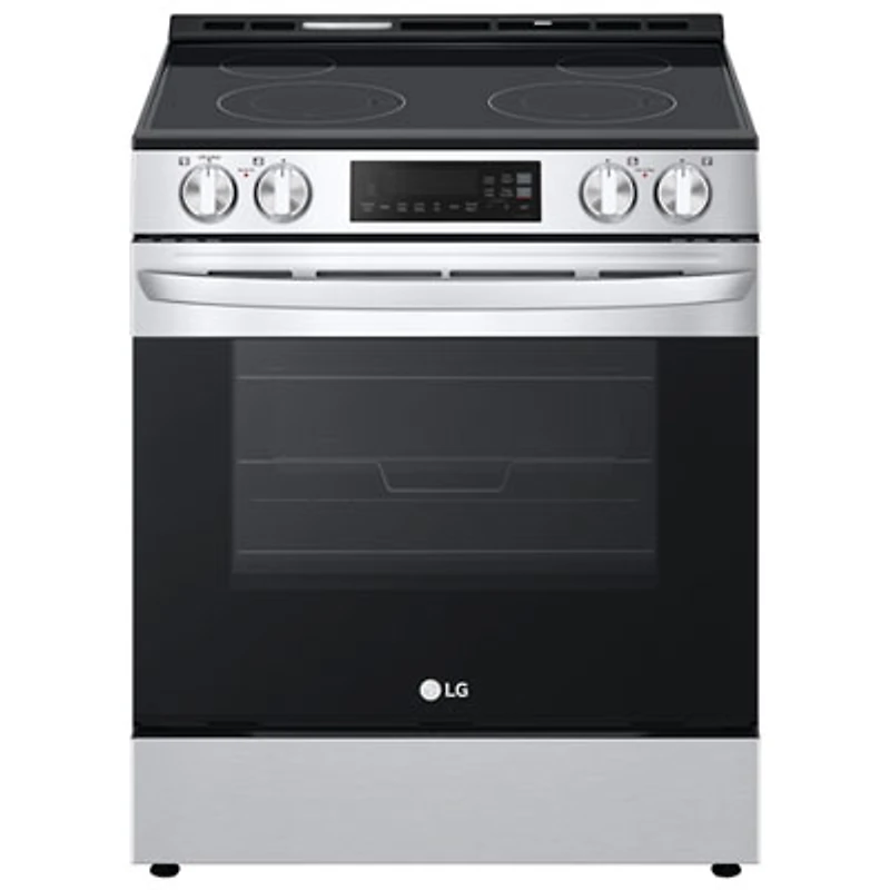 LG 30" 6.3 Cu. Ft. Fan Convection Slide-In Electric Air Fry Range (LSEL6332FC) - Stainless Steel