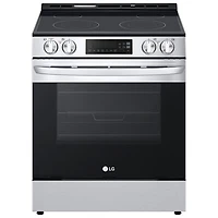 LG 30" 6.3 Cu. Ft. Fan Convection Slide-In Electric Air Fry Range (LSEL6332FC) - Stainless Steel