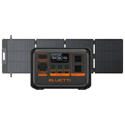 BLUETTI Portable 230Wh Power Station with 200W Solar Panel (AC2P-SP200L)