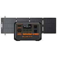 BLUETTI Portable 230Wh Power Station with 200W Solar Panel (AC2P-SP200L)