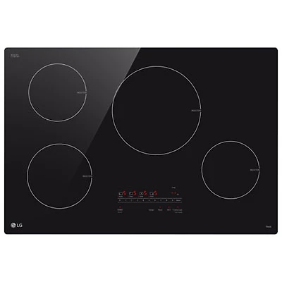 LG 30" 4-Element Induction Cooktop (CBIH3013BE) - Black Ceramic