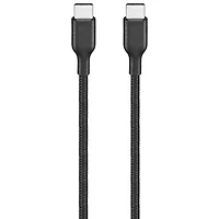 Best Buy Essentials Braided 1.2m (3.9 ft.) USB-C Cable (BE-MCA4CCB-C) - Black - Only at Best Buy