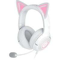 Razer Kraken Kitty Edition V2 Gaming Headset with Microphone - White