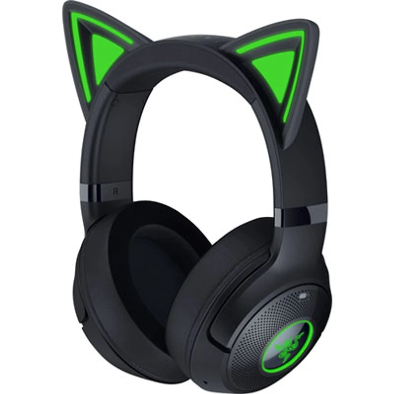 Razer Kraken Kitty Edition V2 Wireless Gaming Headset with Microphone - Black