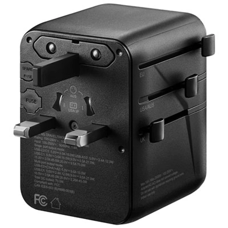 Insignia 70W All-in-1 Travel Adapter - Only at Best Buy