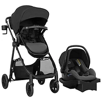 Evenflo Omni Signature Convertible Stroller with LiteMax Infant Car Seat - Porto Black