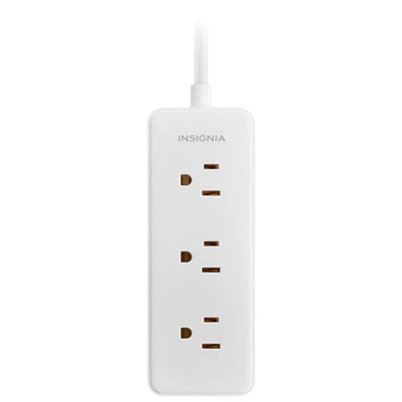 Insignia 3-Outlet Surge Protector - Only at Best Buy