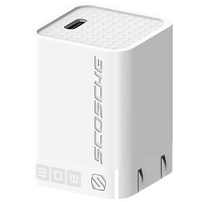 Scosche PowerVolt 30W PD USB-C Wall Charger - White