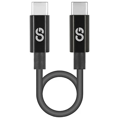 LOGiiX Sync & Charge Shortie 0.3m (1 ft.) USB-C to USB-C Cable