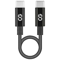 LOGiiX Sync & Charge Shortie 0.3m (1 ft.) USB-C to USB-C Cable