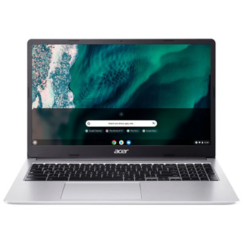 Acer 15.6" Chromebook Laptop w/3 month of Google AI Pro - Silver (Intel Celeron N4500/4GB RAM/64GB eMMC/Chrome OS)