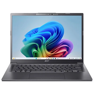 Acer Aspire 14" AI Copilot+ PC Laptop - Grey (Intel Core Ultra 5 226V/16GB RAM/512GB SSD/Windows 11)