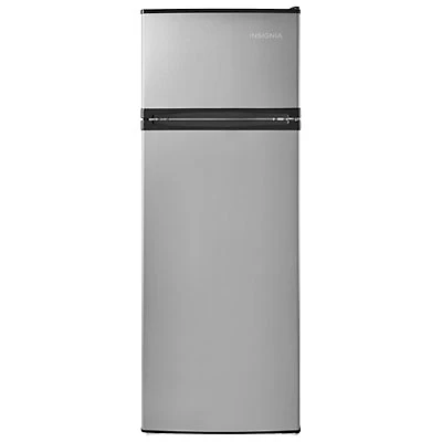 Insignia 7.3 Cu. Ft. Freestanding Top Mount Compact Fridge (NS-CF70TMSS6-C) - Stainless Steel Look