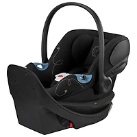 Cybex Aton G Swivel Rear-facing Infant Car Seat with SensorSafe - Moon Black