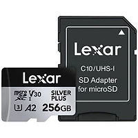 Lexar Professional Silver Plus 256GB 205MB/s UHS-I microSDXC Memory Card