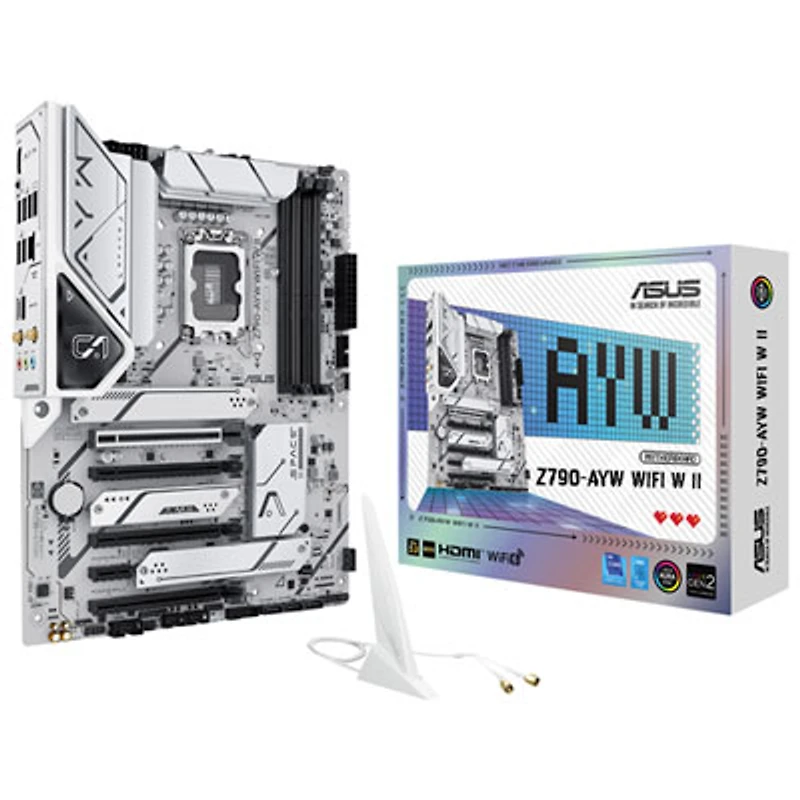 ASUS Z790-AYW WiFi W II ATX LGA 1700 Motherboard for 14th/13th/12th Gen Intel CPUs