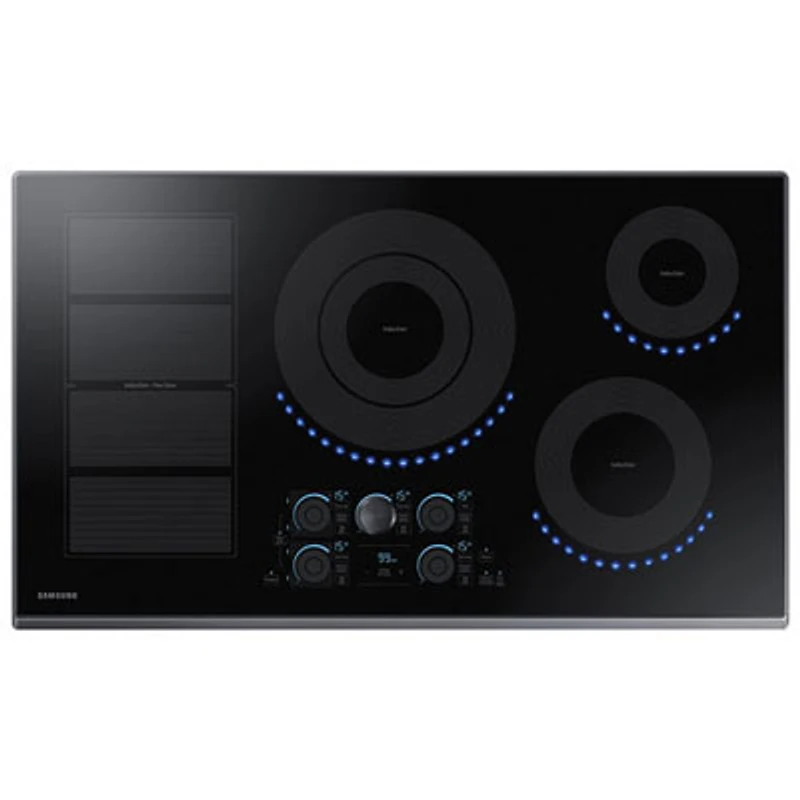 Open Box - Samsung 36" 4-Element Induction Cooktop (NZ36K7880UG/AA) - Black Stainless Steel - Scratch & Dent
