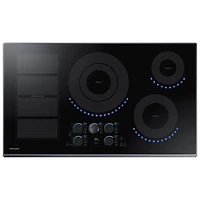 Open Box - Samsung 36" 4-Element Induction Cooktop (NZ36K7880UG/AA) - Black Stainless Steel - Scratch & Dent