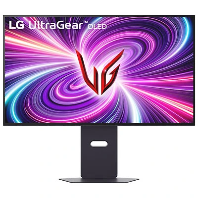 Open Box - LG UltraGear 32" 4K UHD 240Hz 0.03ms GTG OLED LED G-Sync FreeSync Gaming Monitor (32GS95UV-B) - Purple Grey