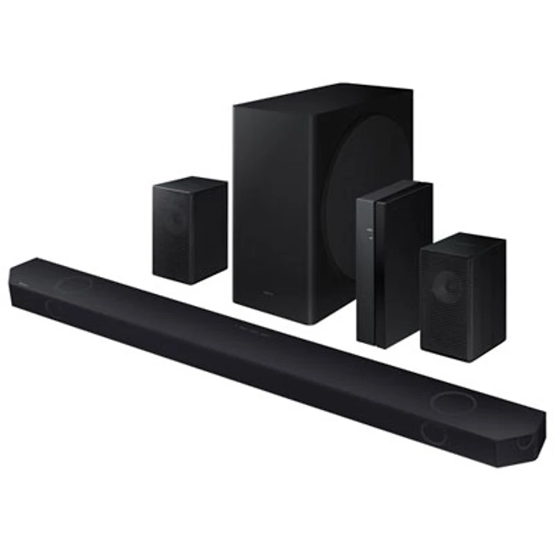 Open Box - Samsung Q850D 7.1.2 Channel Sound Bar with Subwoofer- Black