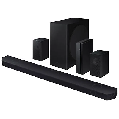 Open Box - Samsung Q850D 7.1.2 Channel Sound Bar with Subwoofer- Black