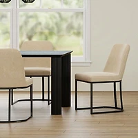 !Nspire Dario Contemporary Fabric Dining Chair - Set of 2 - Beige