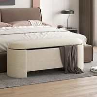 Inspire Fabric Bench Ottoman