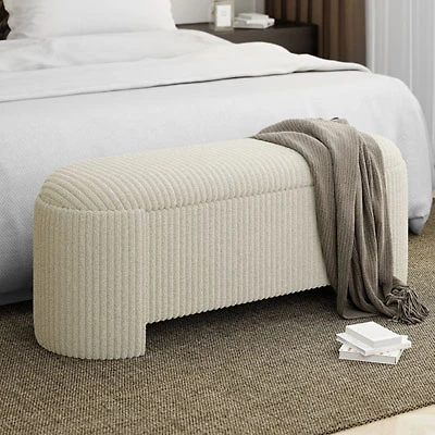 Inspire Fabric Bench Ottoman