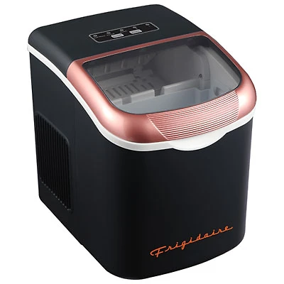 Frigidaire Retro 26 lb. Freestanding Ice Maker (EFIC512-BLACKRGLD) - Black