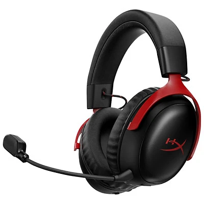 Hyperx Cloud III S Wireless Gaming Headset with Microphone for Multi-Platform - Black/Red - Only at Best Buy
