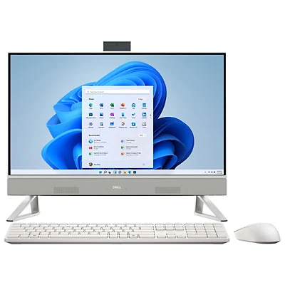 Dell 24" All-in-One PC - White (Intel Core 5 120U/16GB RAM/512GB SSD/Windows 11)