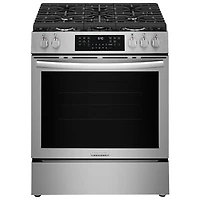 Frigidaire Gallery 30" 6.0 Cu.Ft. Fan Convection Freestanding Gas Air Fry Range (GCFG3059BF) - Stainless