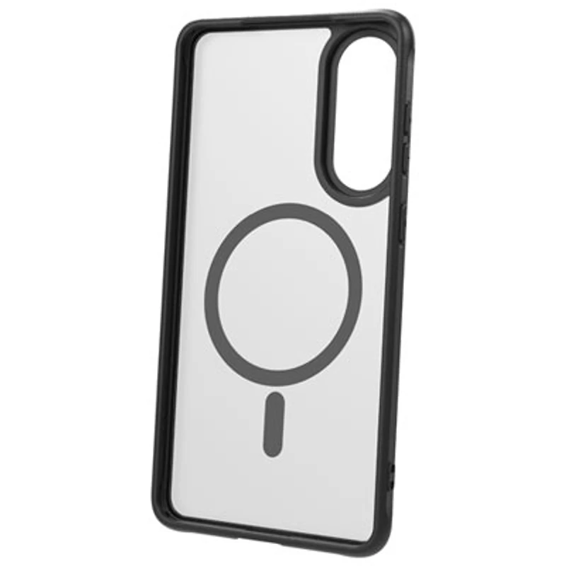 TUFF8 Glide Guard Fitted Hard Shell Case with Magsafe for Galaxy S25 Edge - Smoke Black