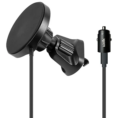 LOGiiX Vent Mount Qi2 Car Charger - Black