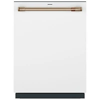 Open Box - Café Customizable Professional 24" 39dB Built-In Dishwasher (CDT888P4VW2) - Matte White - Scratch & Dent