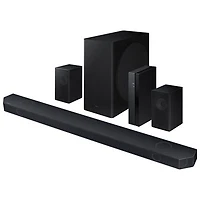 Open Box - Samsung HW-Q910D/ZC 9.1.2 Ch Wireless Dolby Atmos Sound Bar w/ Wireless Subwoofer - Titan Black