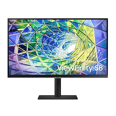Open Box - Samsung 27" 4K Ultra HD 60Hz 5ms GTG IPS LCD Monitor (LS27A804UJNXGO) - Black