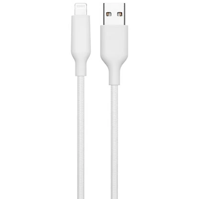 Best Buy Essentials 3m (9.8 ft.) Braided USB-A to Lightning Cable (BE-MCA10ALW-C) - Only at Best Buy