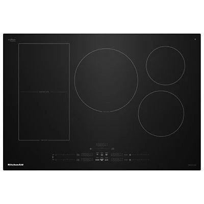 KitchenAid 30" 5-Element Temp Cook Induction Cooktop (KCIT730SBL) - Black