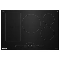 KitchenAid 30" 5-Element Temp Cook Induction Cooktop (KCIT730SBL) - Black